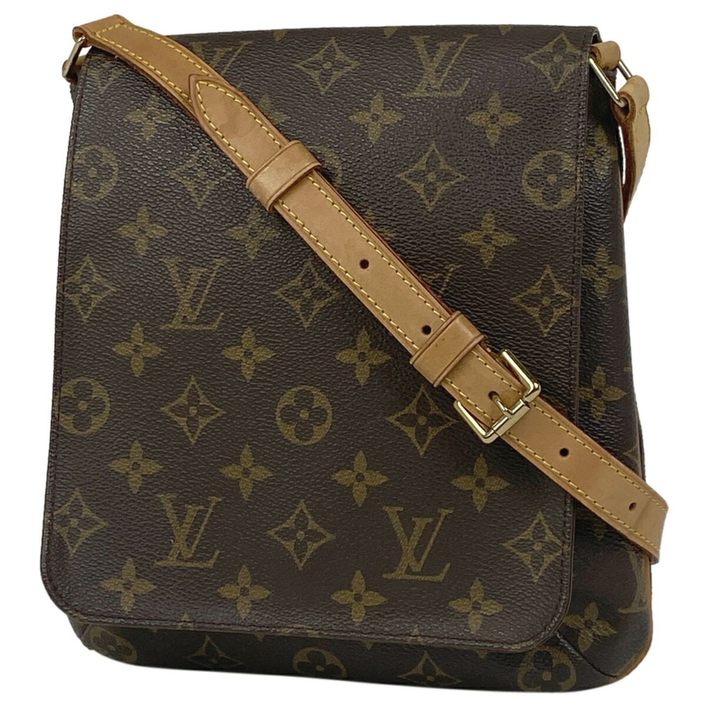 Louis Vuitton Musette Salsa Short Shoulder Bag Monogram Brown